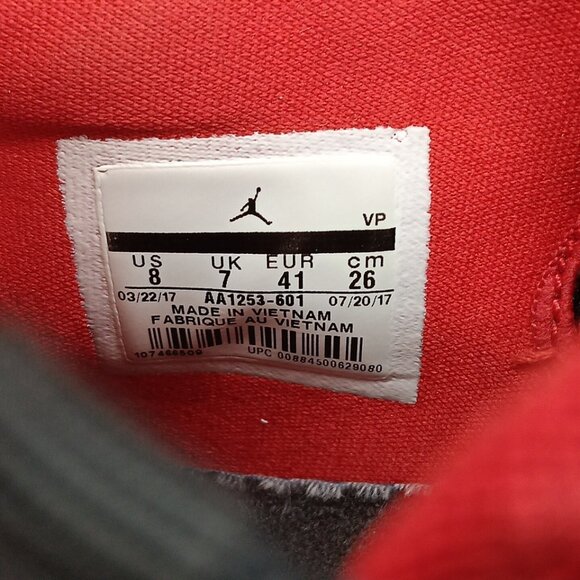 Size 8 Air Jordan 32 Rosso Corsa XXXII Red Nike Zoom Air Max AA1253-601 Vietnam - Picture 12 of 15